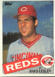 1985 Topps Baseball Cards      597     Brad Lesley